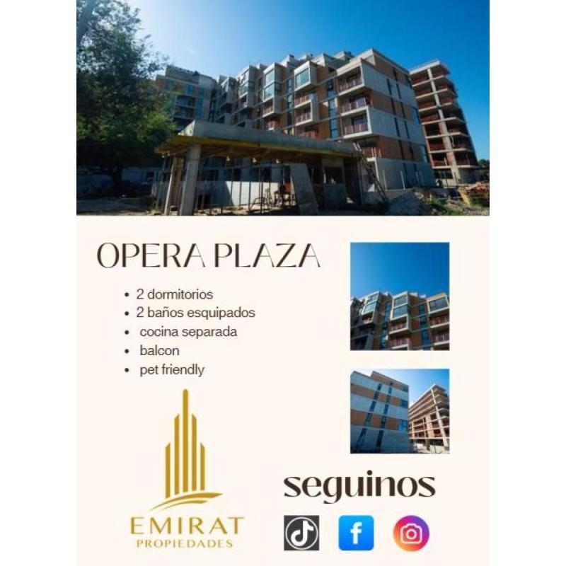 Vendo departamento dos dormitorios en opera plaza