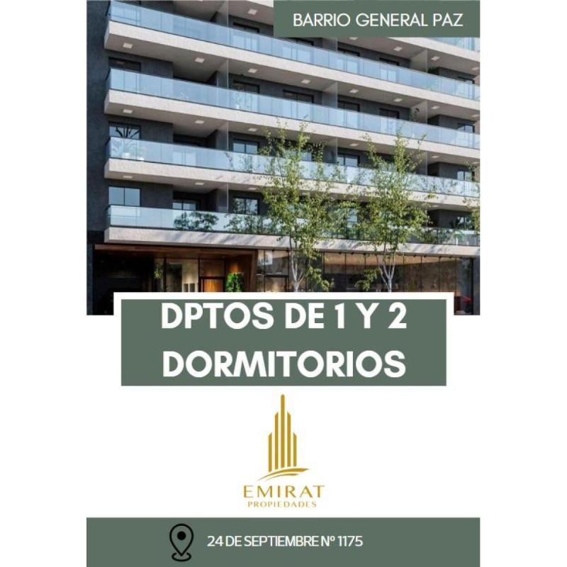 vendo Dpto de 1 y 2 dorm. en pozo en barrio general paz