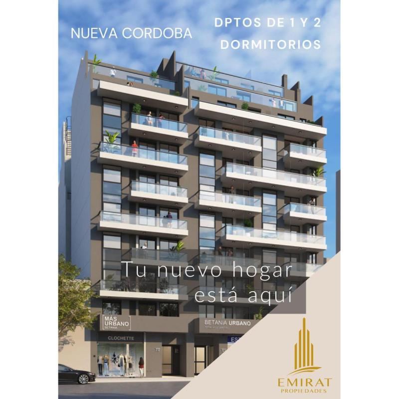 Vendo dptos. de 1 y 2 dormitorios en pozo en nuava cordoba