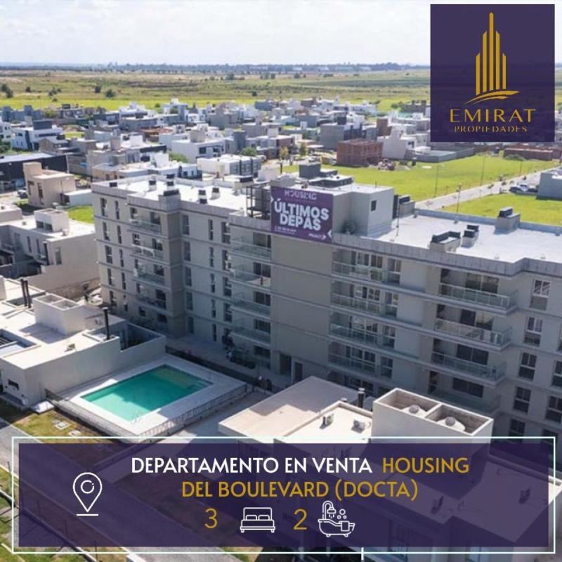 vendo departamento 3 dormitorios en housing del Bv. (Docta)