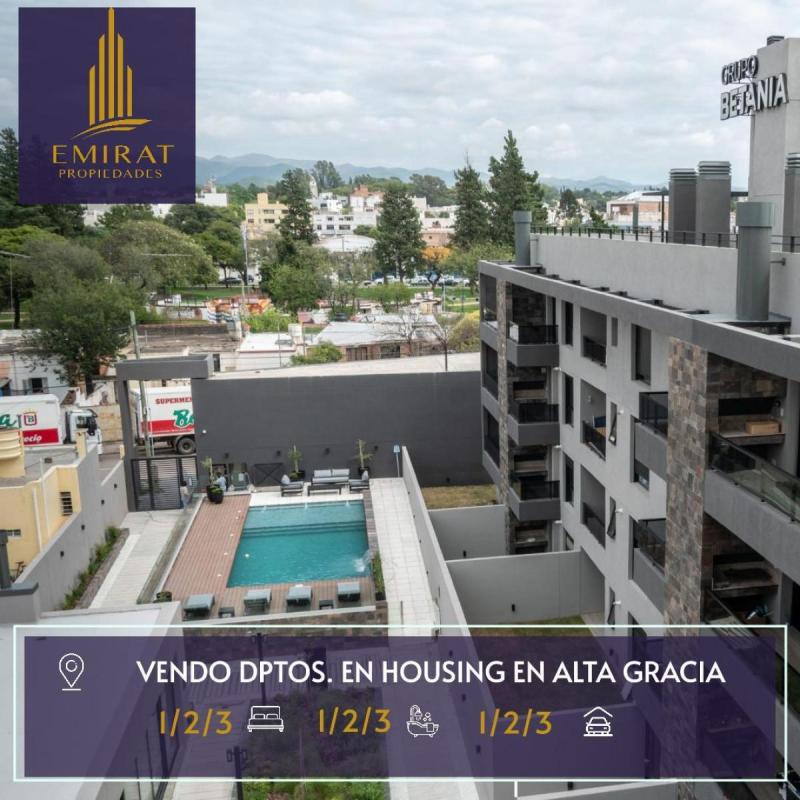 Vendo Dpto de 1 y 2 Dorm. a Estrenar en Housing, Alta gracia