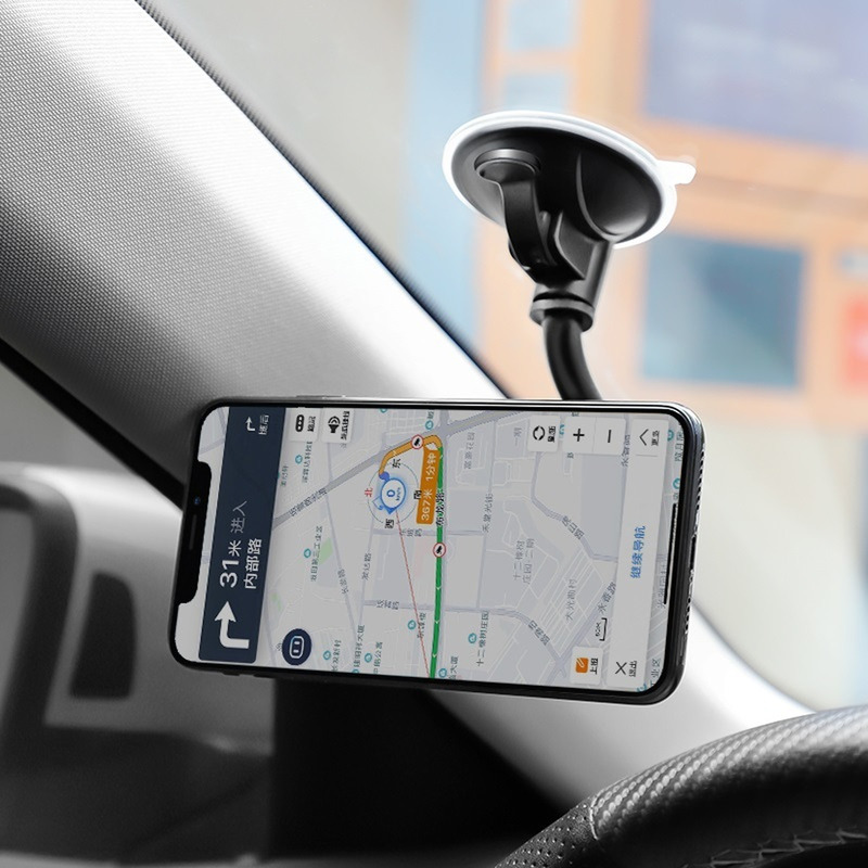 Soporte De Celular / GPS Para Auto Holder Brazo Flexible (Sopapa P/ Vidrio) - SA1 - SKYWAY - 2