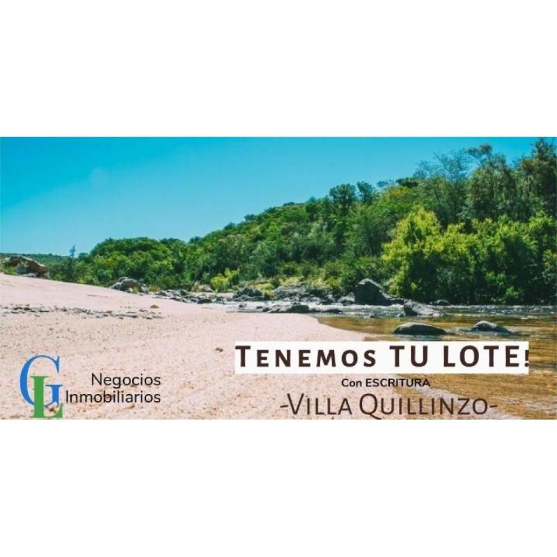 LOTES DE 561m2 - Villa Quillinzo Calamuchita - Córdoba