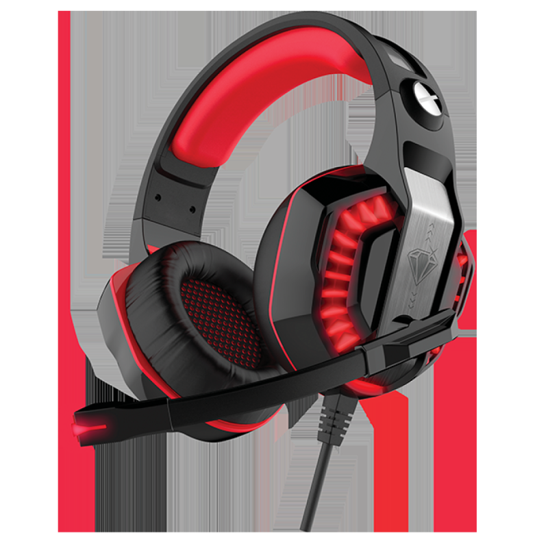 Auriculares Gamer Level Up Rattlesnake Con Luz Led
