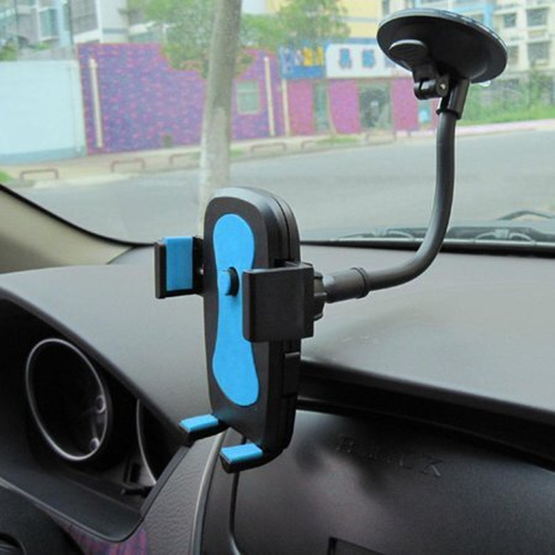 Soporte De Celular / GPS Para Auto Holder Brazo Flexible (Sopapa P/ Vidrio) - SA1 - SKYWAY - 3/4