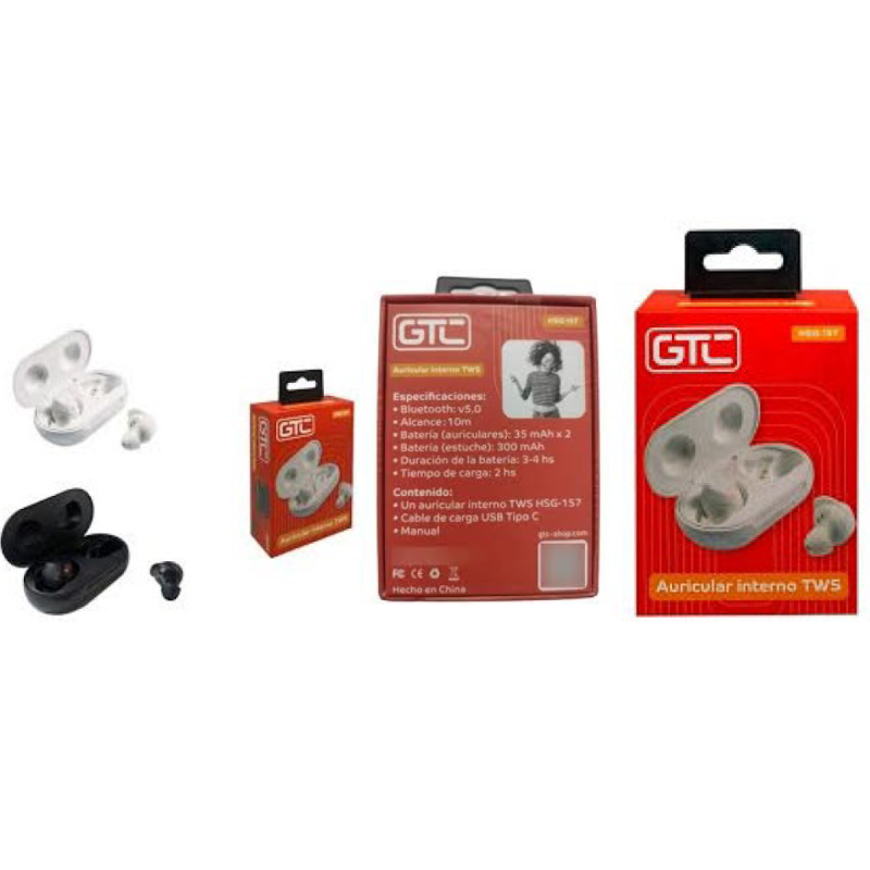 Auricular interno tws - gtc hsg-157