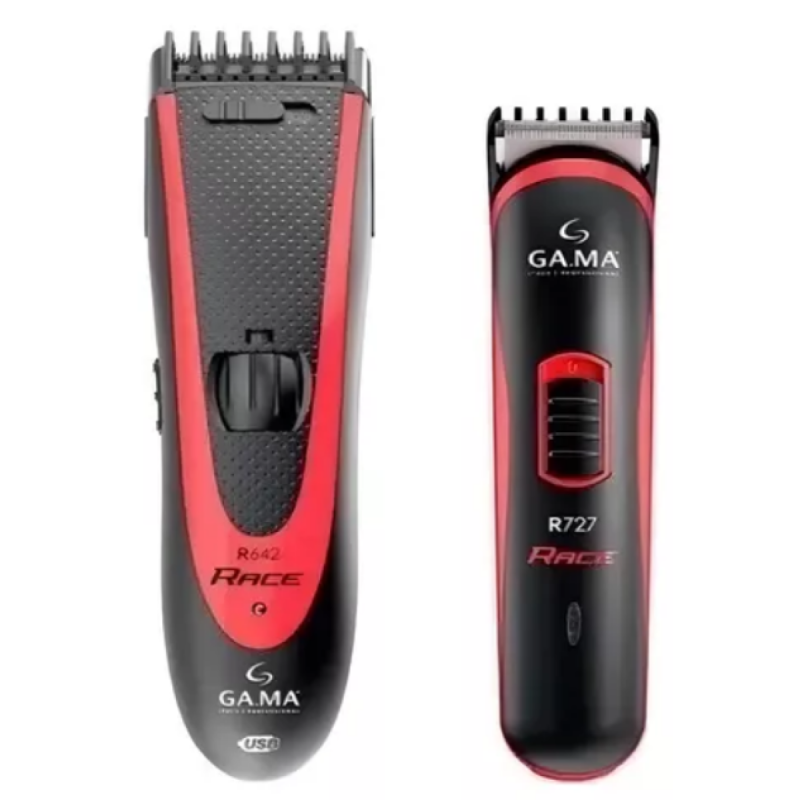Gama Pack Clipper Corta Pelo + Trimmer Corta Barba Race R647