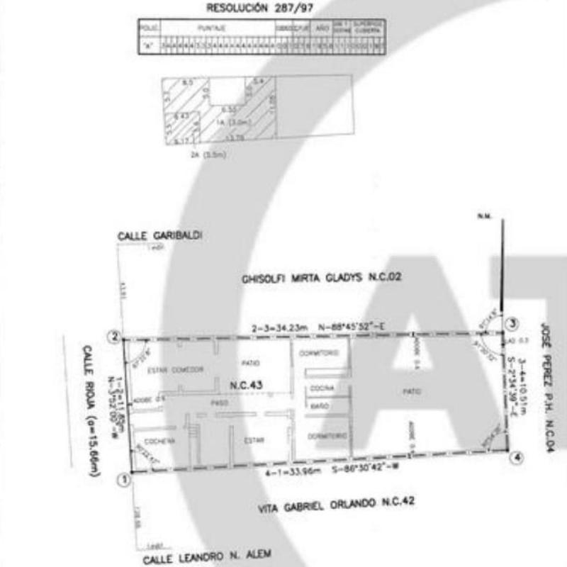 Venta lote propiedad 311 m2 emprendimiento inmobiliario o reciclar rioja mendoza - 2