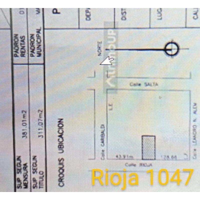 Venta lote propiedad 311 m2 emprendimiento inmobiliario o reciclar rioja mendoza - 3