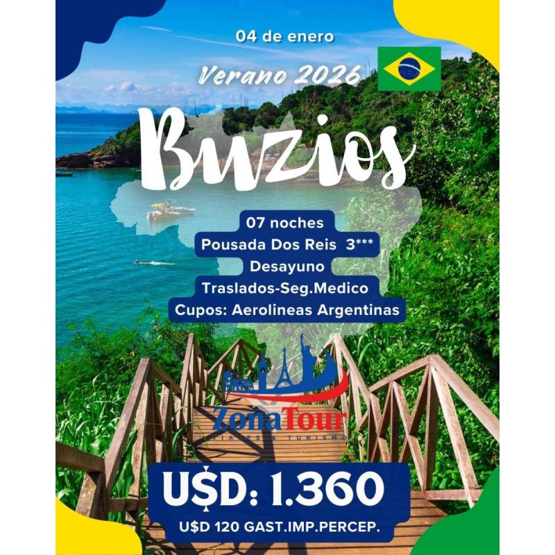 Verano 2026 buzios