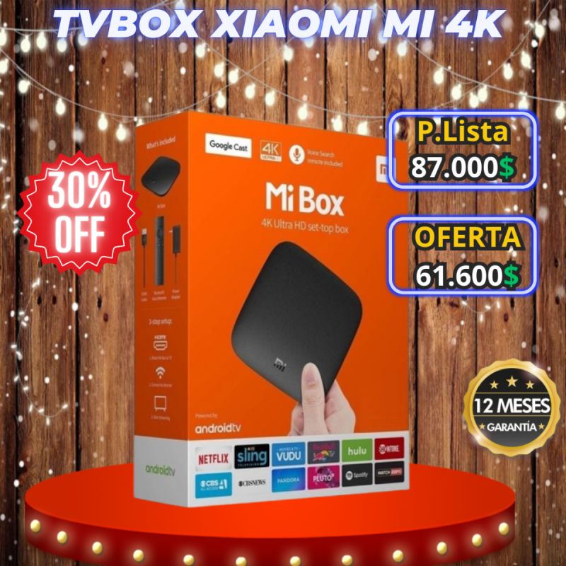 Xiaomi Box Tv Smart Convertidor Video 4K Oferta Disponible