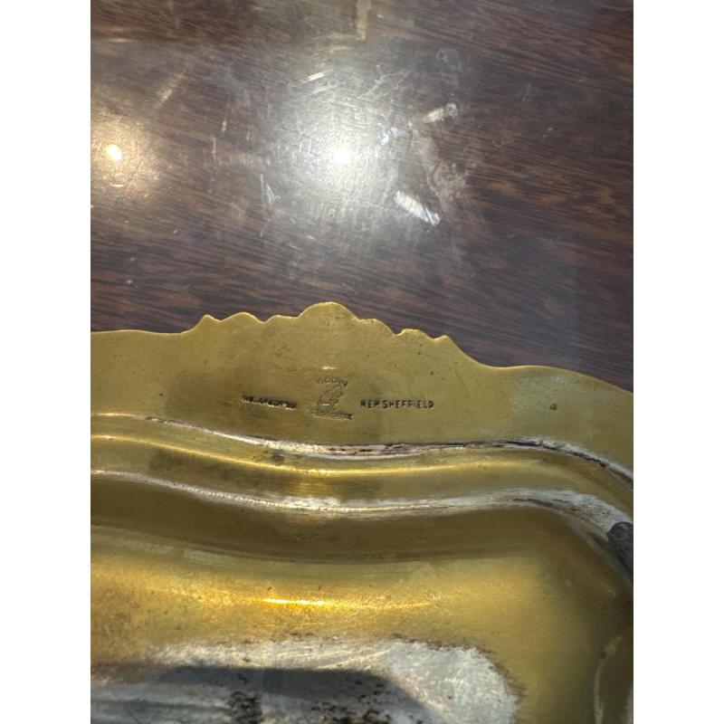 Fuente de servicio de metal vintage - 5