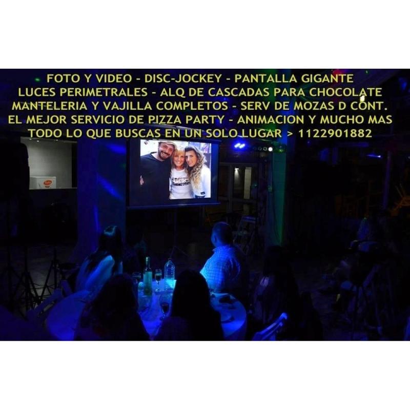 Alquiler de Pantalla Gigante con proyector FULL HD REAL en zona sur Quilmes Wilde