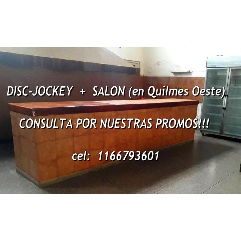 SALON JUNTO A DISC-JOCKEY desde solo $380mil! excelente zona (Quilmes) y mas servicios!!! - 3