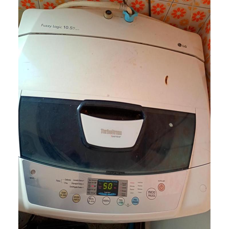 Lavarropas LG Fuzzy Logic 10,5 KG - 5