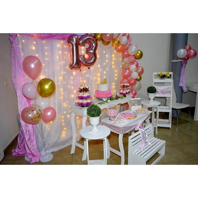 Decoracion de Eventos Sociales 15 años bodas candy bar backdrop sillon princesa zona sur