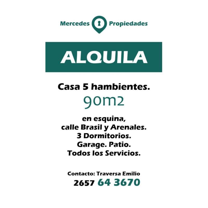 ALQUILA Casa en Villa Mercedes, San Luis - 4