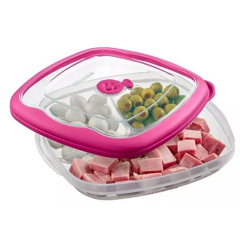 Hermético San Remo Cuadrado 1500ml D+m Bazar