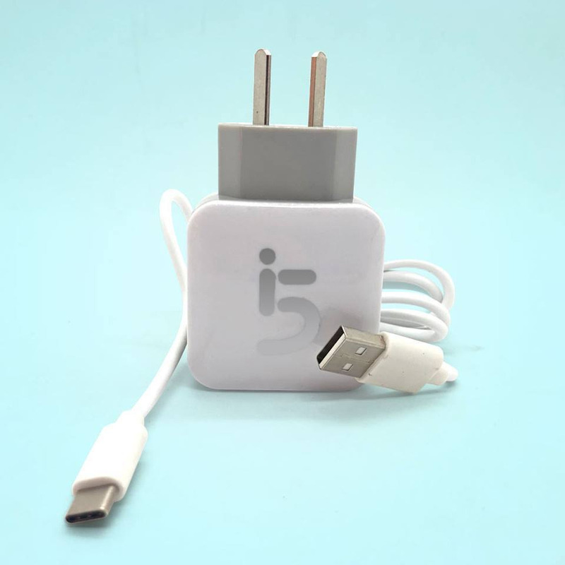 Cargador De Celular 2.1A + 1A (220v) Usb Tipo-C - IGLUFIVE