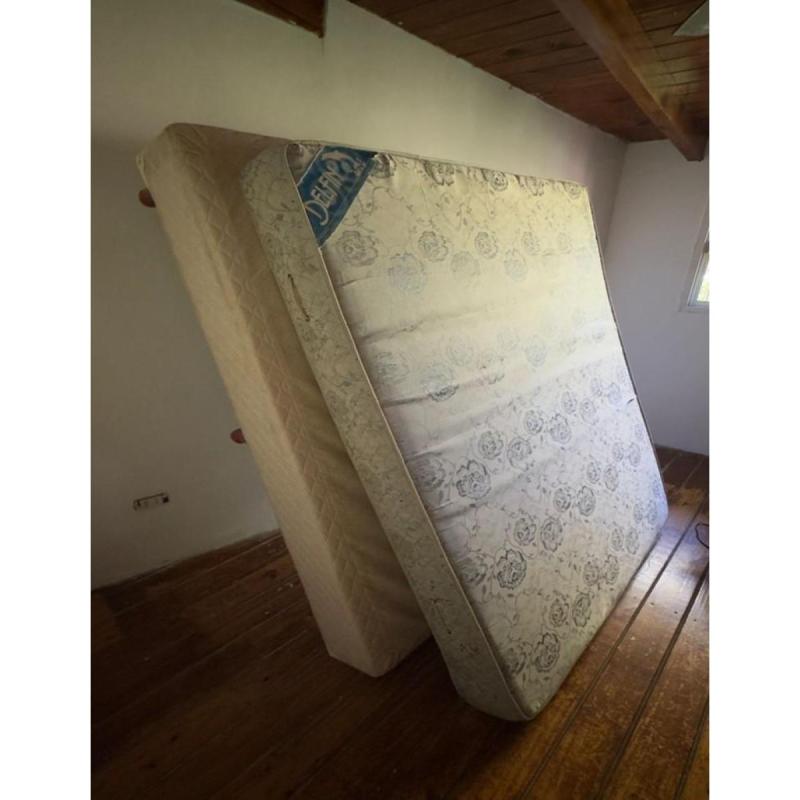 Somier y colchón de 2 plazas