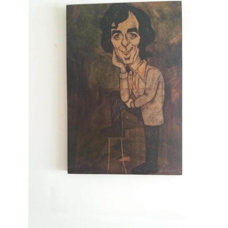 Lámina de colección enmarcada en bastidor