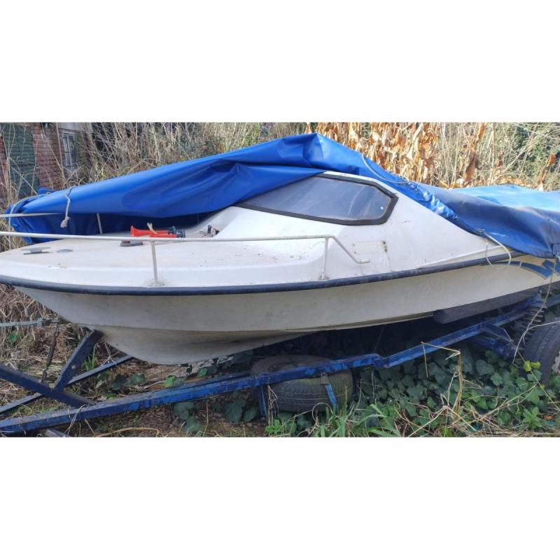 Lancha 14 pies c/evinrude 33 hp comando trailer funda - 4