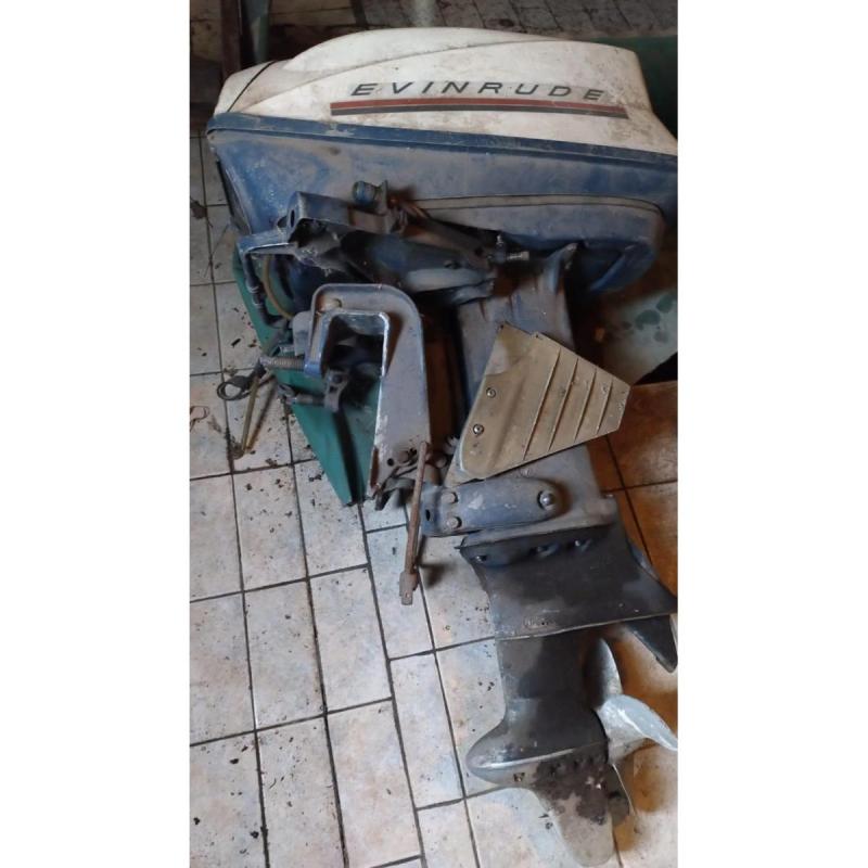 Lancha 14 pies c/evinrude 33 hp comando trailer funda - 8