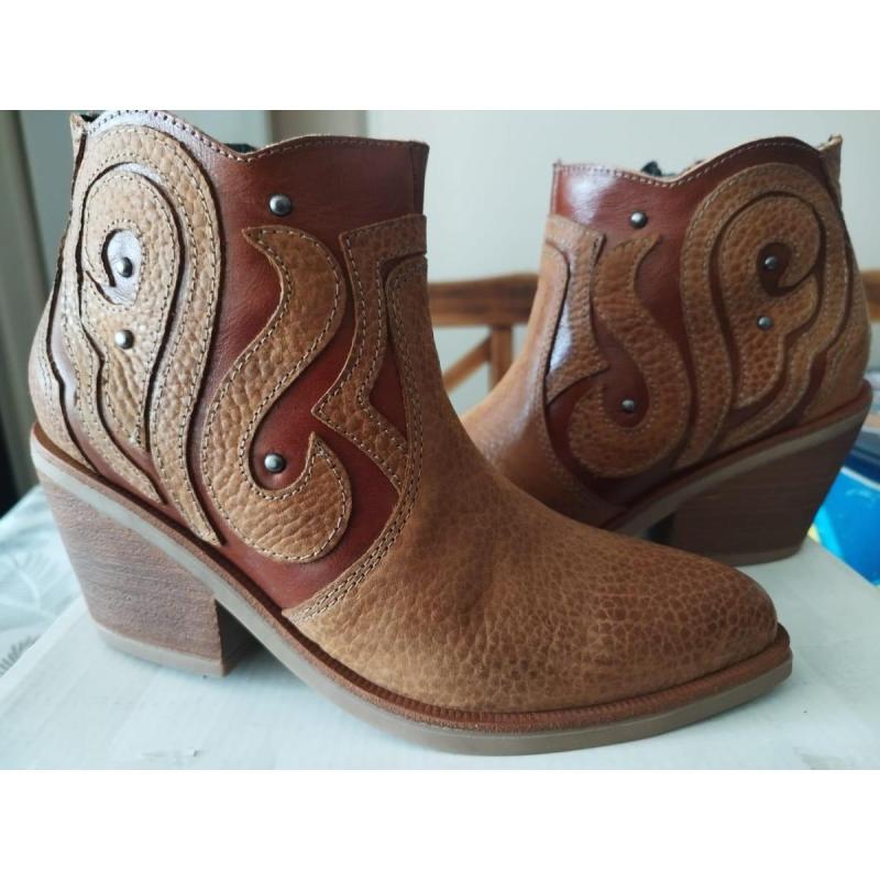 Botas texanas cuero vacuno