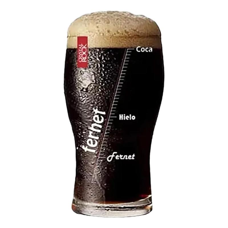 Vaso de Vidrio para Fernet Fernetometro