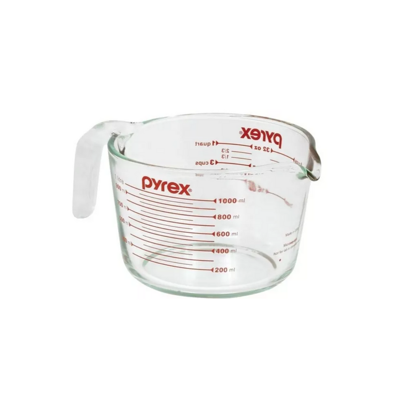 Jarra Medidora De Vidrio 1 Litro Linea Basics Pyrex H Color Vidrio Transparente - 2