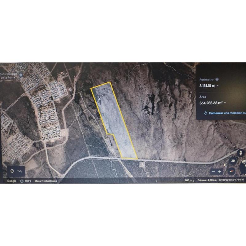 36 hectáreas en Suyuque Viejo sobre autopista. A 3 Km de La Punta. San Luis