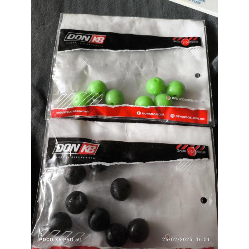 Señuelos de goma
