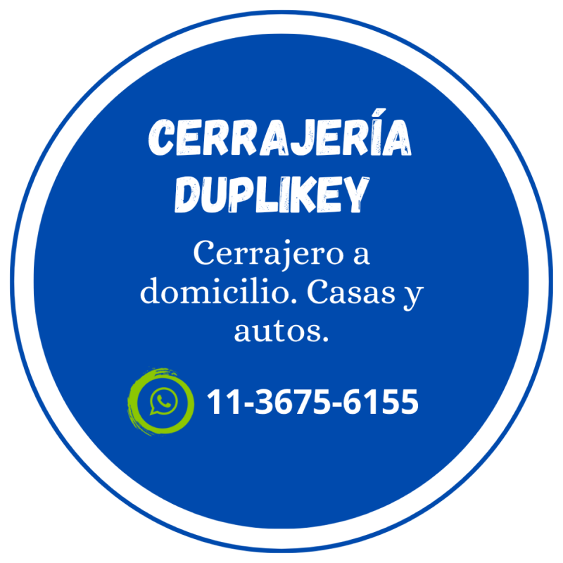 Cerrajero hogar y automotor a domicilio