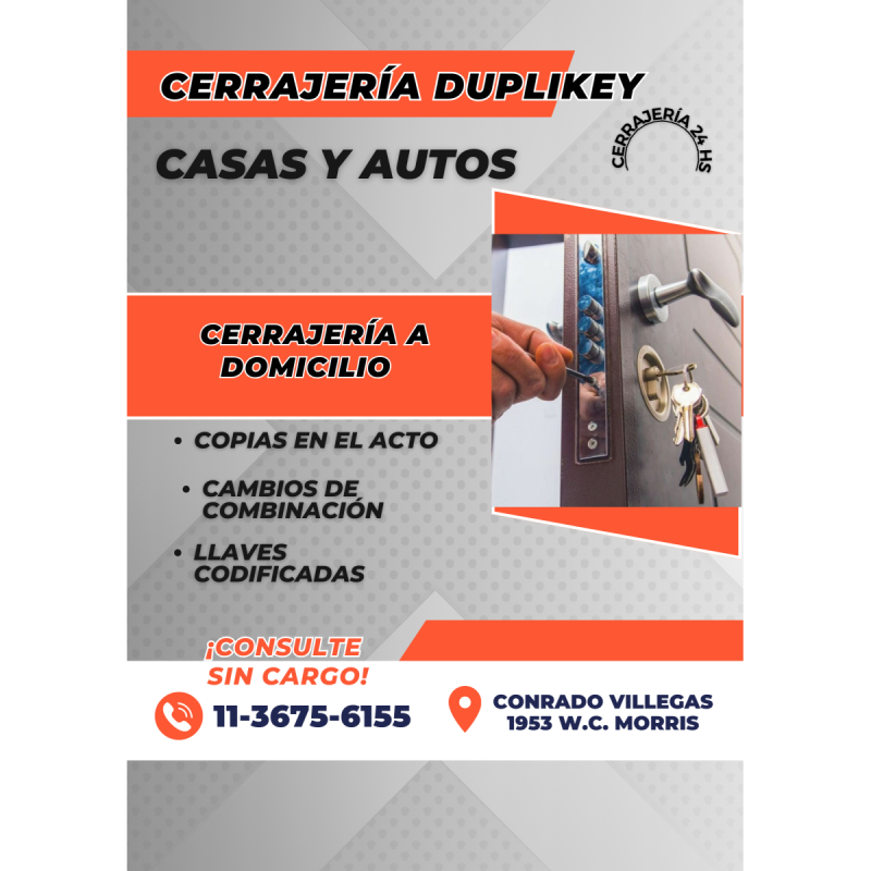 Cerrajería en san Miguel, hogar y automotor