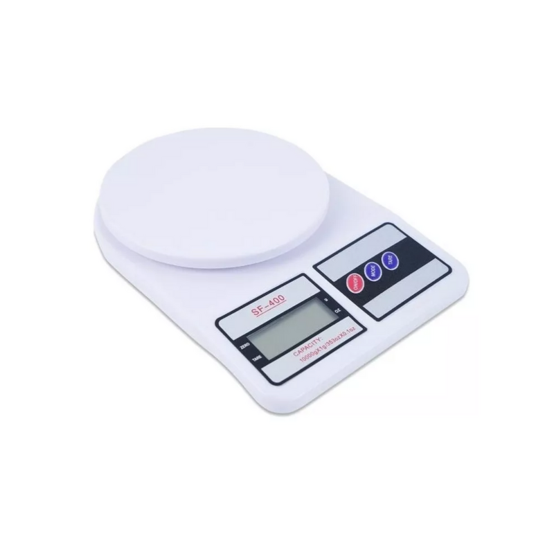 Balanza Alimentos Cocina Digital 1gr A 10kg Alta Precision Capacidad máxima 10000 g Color Blanco