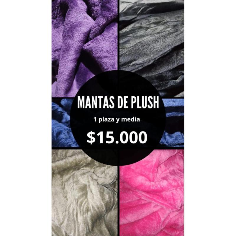 Mantas de Plush 2 plazas y media