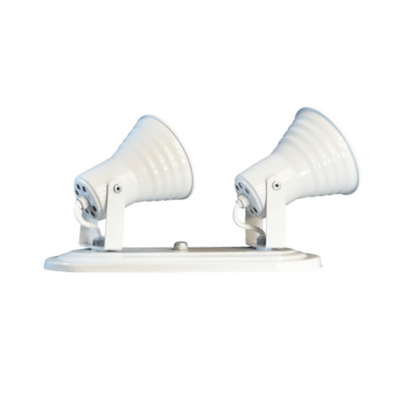 Spot de chapa Escalonado 2 luces de Base Ovalada