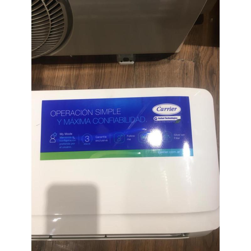 Aire acondicionado Carrier split frío/calor 3001 frigorías blanco 220V 53HFA1201E $580.000 - 5