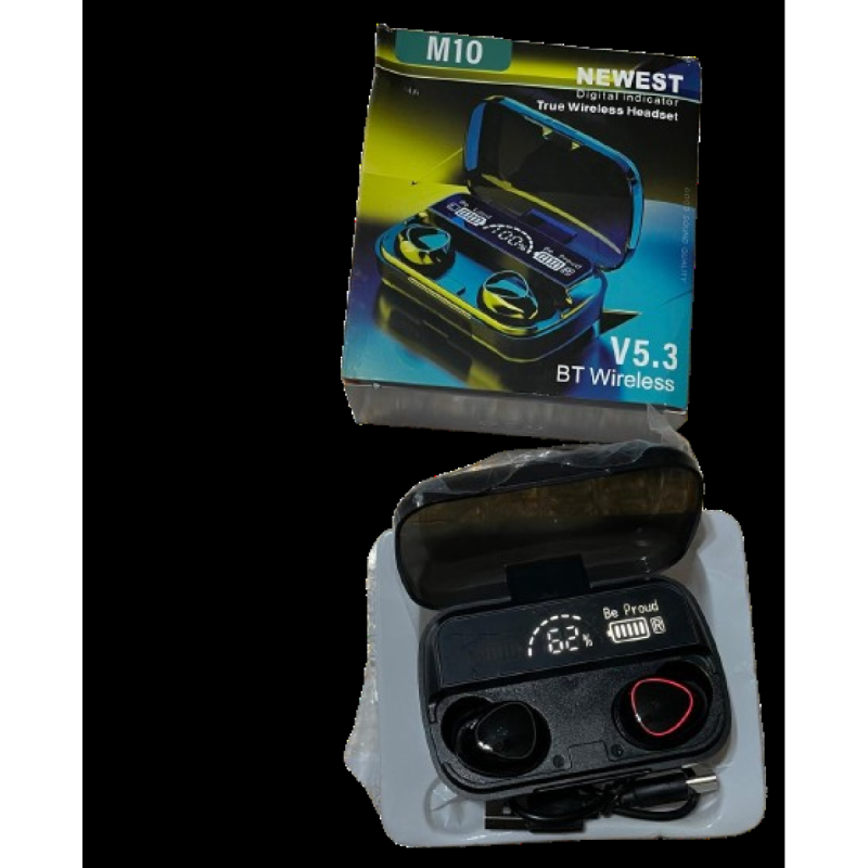 Auriculares inhalambricos marca NEWEST, modelo M10 V5.3 BT Wireless - 4