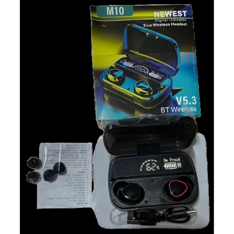 Auriculares inhalambricos marca NEWEST, modelo M10 V5.3 BT Wireless - 5