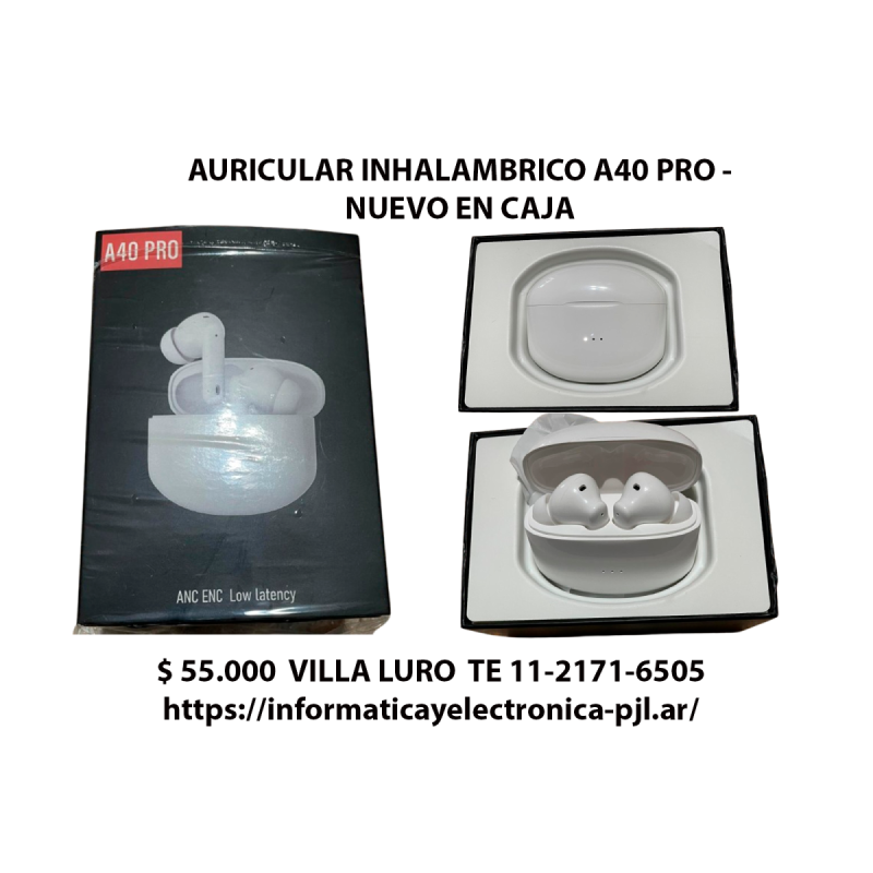 Auriculares inhalambricos A40 PRO Si buscas calidad de audio, tecnología avanzada