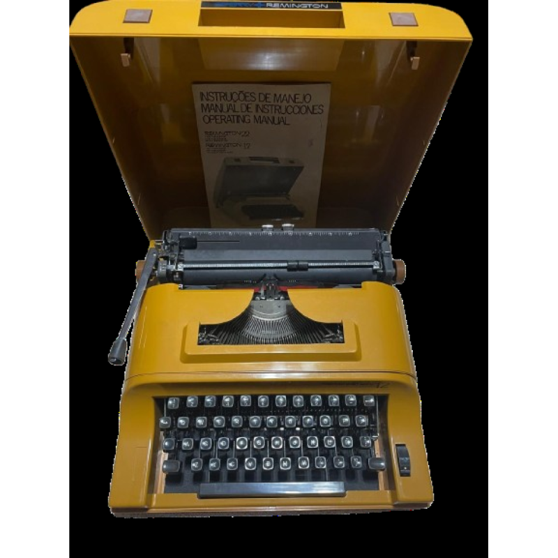 Maquina de escribir REMINGTON antigua con estuche, en muy buenas condiciones - 2