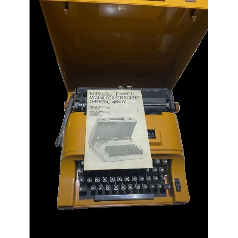 Maquina de escribir REMINGTON antigua con estuche, en muy buenas condiciones - 4