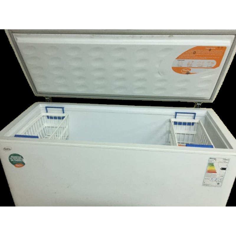 FREEZER HORIZONTAL GAFA ETERNITY 410AB blanco 399L 220V , poco uso como nuevo - 3