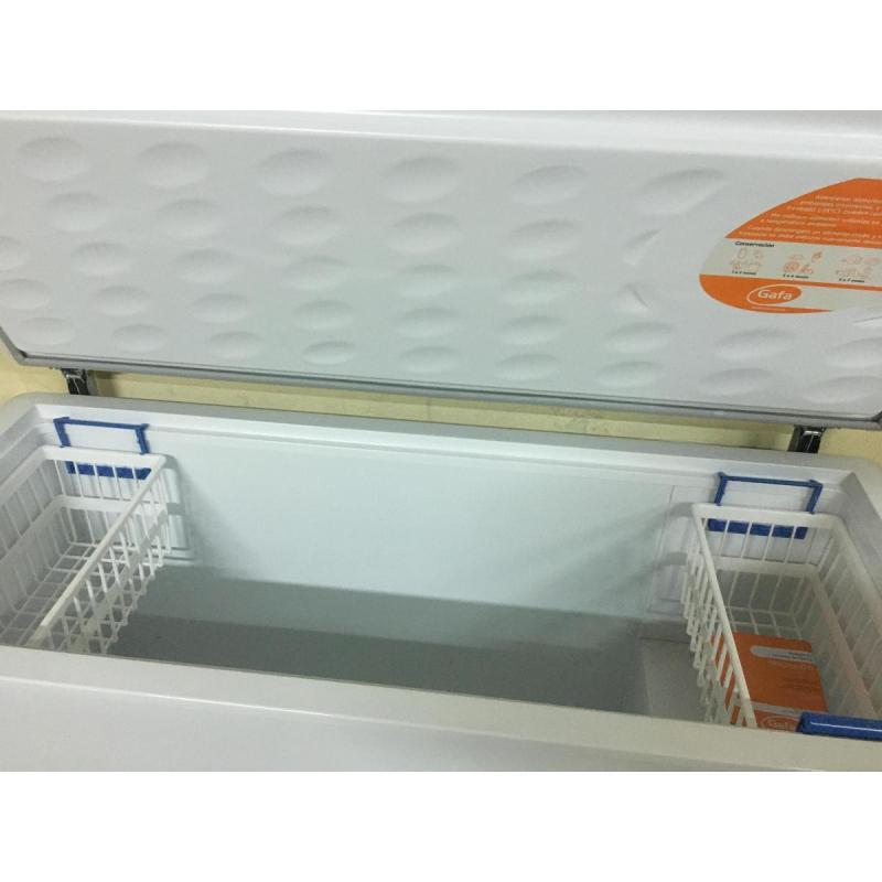 FREEZER HORIZONTAL GAFA ETERNITY 410AB blanco 399L 220V , poco uso como nuevo - 5