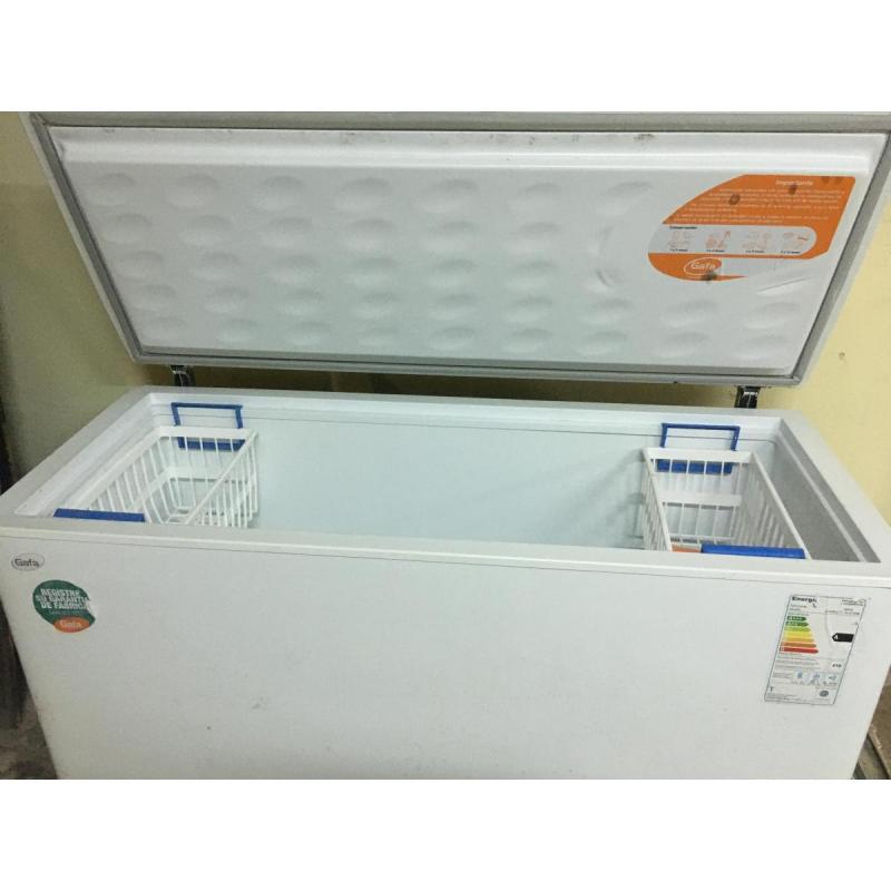 FREEZER HORIZONTAL GAFA ETERNITY 410AB blanco 399L 220V , poco uso como nuevo - 6