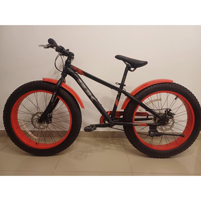 Bicicleta SBK Fat Bike Rodado 24 Rueda Grandes Niños ❗🚲
