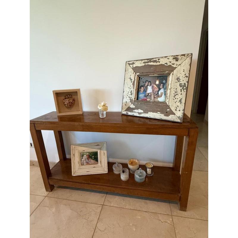 Mueble recibidor en madera