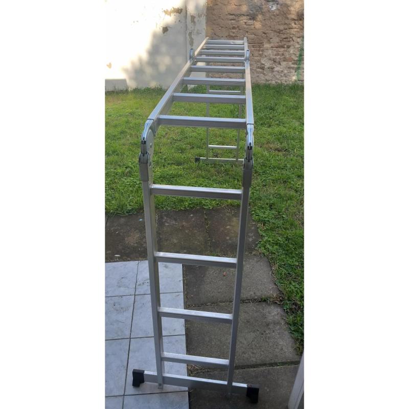 Escalera de uso múltiple articulada de aluminio de 16 escalones - 5