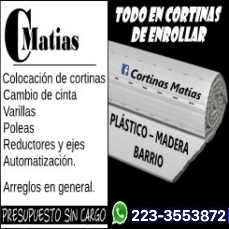 Cortinas de enrollar